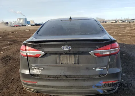 2019 Ford Fusion Titanium from USA, damaged, VIN 3FA6P0D99KR184443